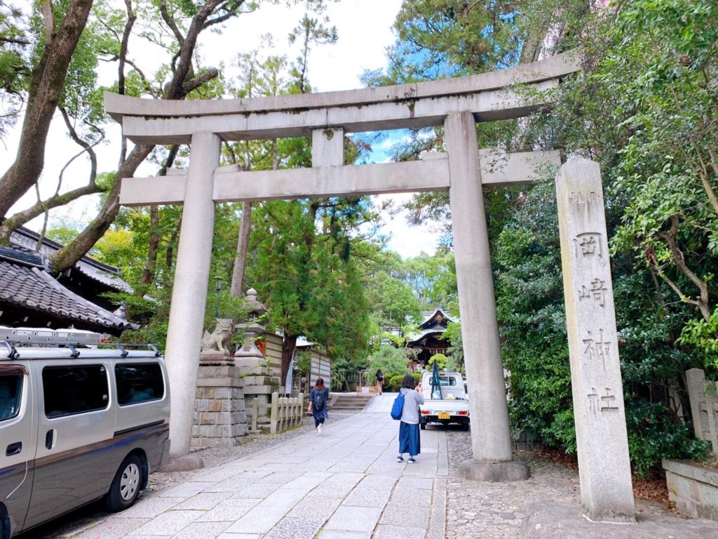 岡崎神社　鳥居